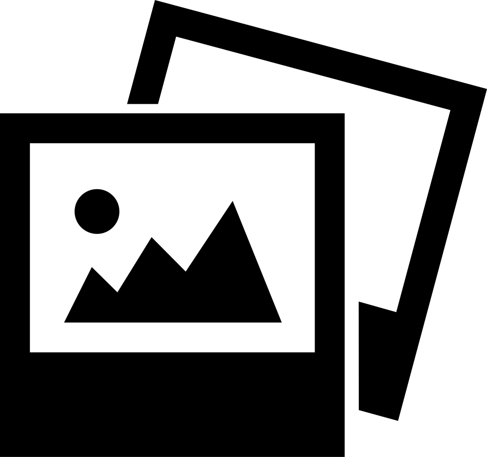 Pictures Images Photos Polaroid Comments - Portfolio Icon Png White (980x920)