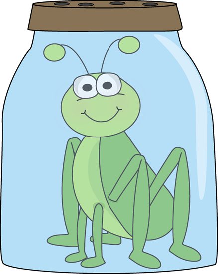 In Clip Art Grasshopper In A Jar Clip Art Grasshopper - Bug In A Jar (438x550)