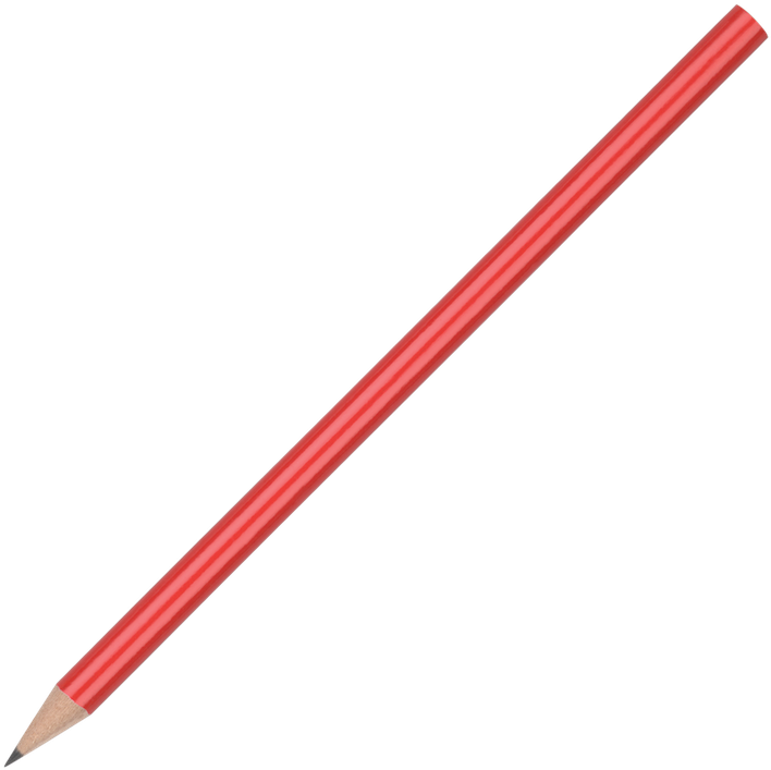 Standard Wooden Pencil No Eraser Red - Caneta Mont Blanc Vermelha (720x720)