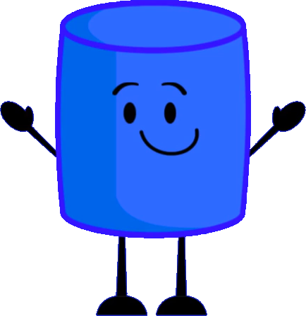 Blue Marshmallow - Object Show Blue Marshmallow (434x448)