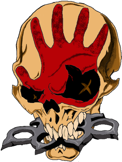 Five Finger Death Punch Logo By Awesome Creator 2008 - Five Finger Death Punch Sticker (479x569)