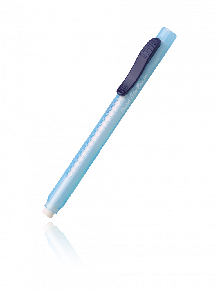 Caneta Borracha Pentel Clic Eraser Azul Claro Ze22-s - Makeup Brushes (1000x1000)