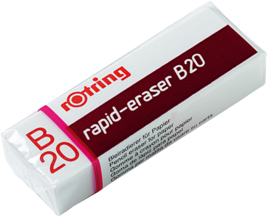 Zum Radieren Von Bleistiftlinien Auf Allen Zeichnungsträgern, - Rotring Eraser (741x602)