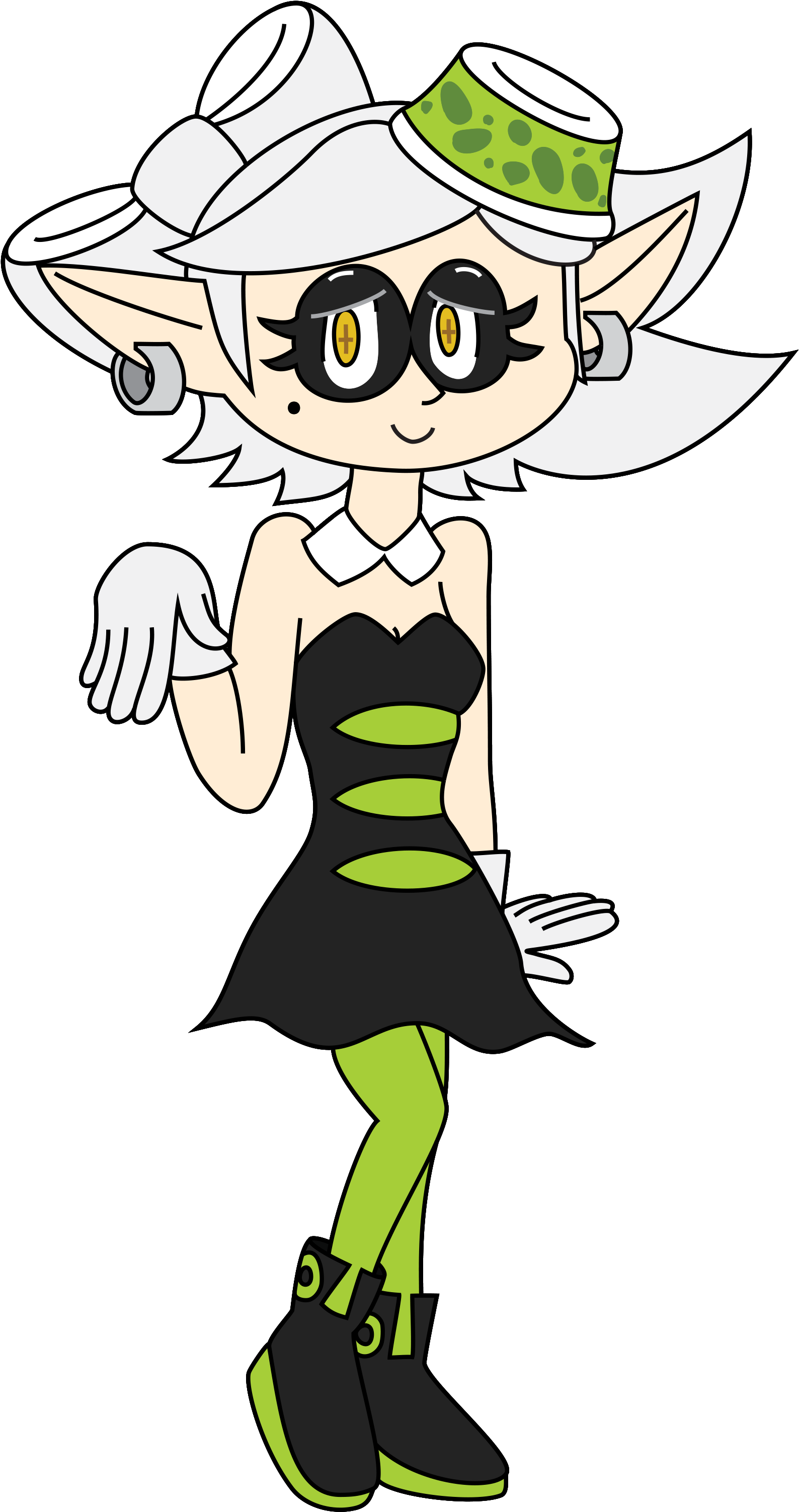 Splatoon Marie Clothing Fashion Accessory Fictional - Splatoon (1687x3105)