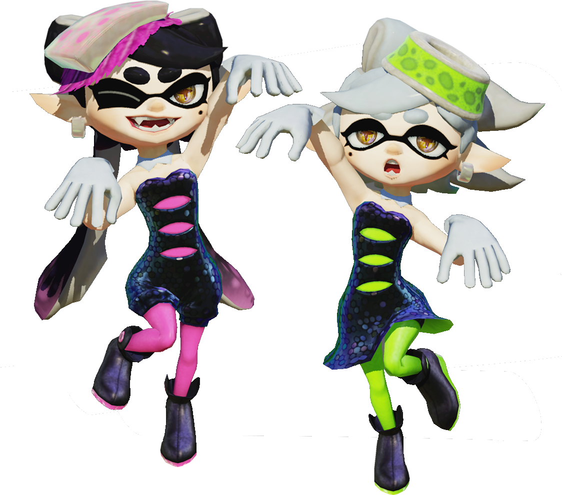 Splatoon Squid Sisters - Splatoon Callie And Marie (1125x1107)