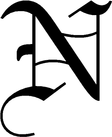 Nearlogodn - Death Note N Logo (394x476)