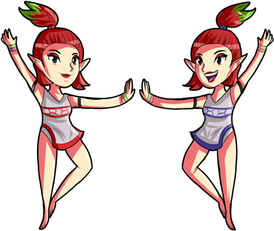 Rosa Sisters By Ellenent - Zelda Rosa Sisters (978x817)