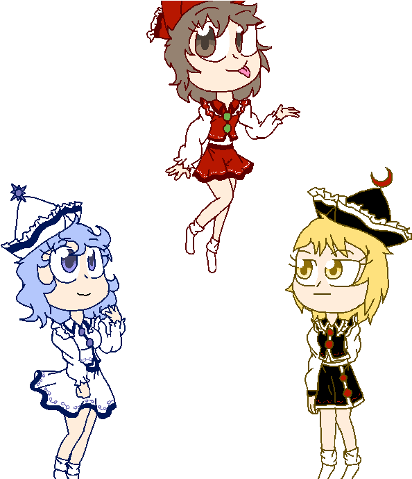 Prismriver Sisters By Lilytheburb - Cartoon (688x688)