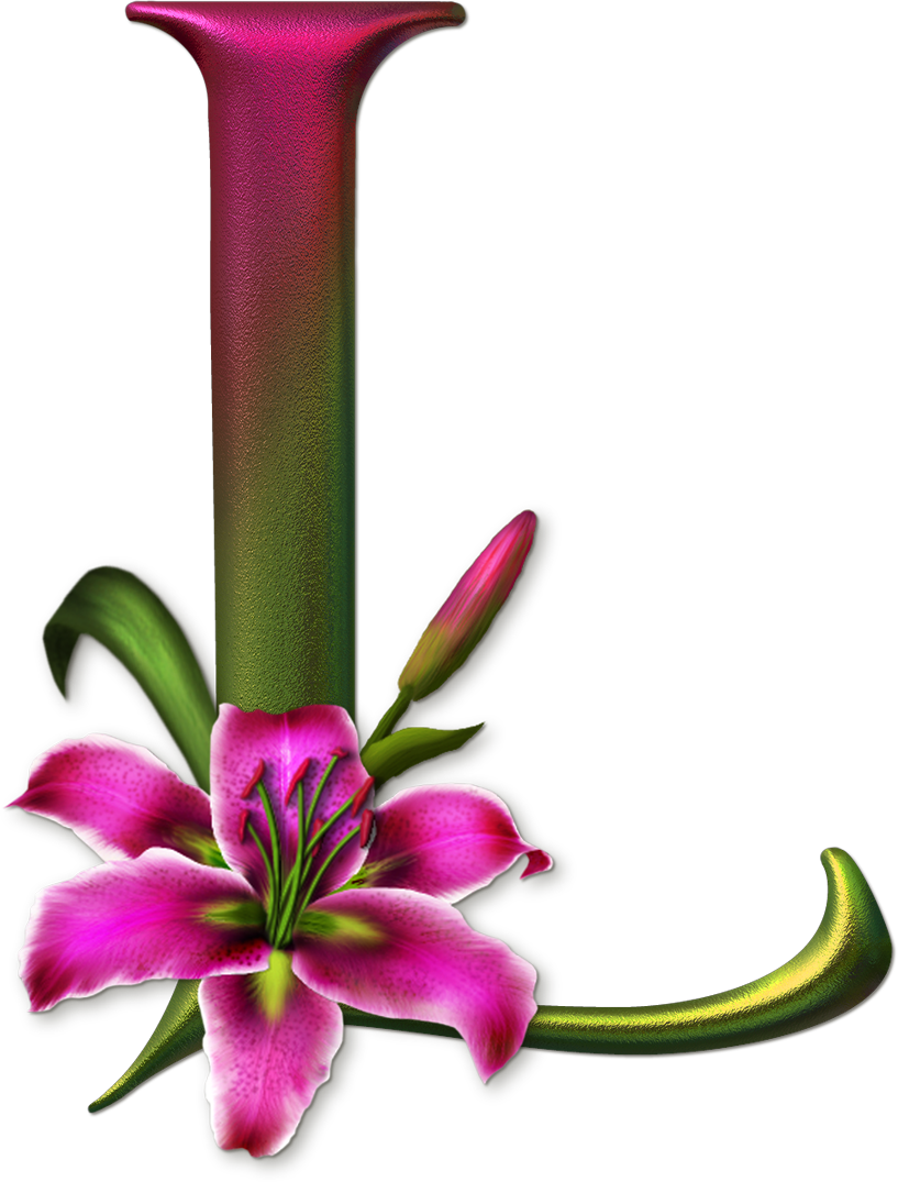 Marcos Gratis Para Fotos, Marcos Gratis, Frame Free, - Letra L Con Flores (817x1075)