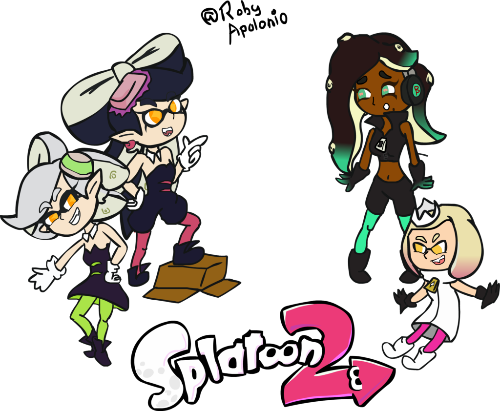 Splatoon 2 Squid Sisters And Off The Hook By Robyapolonio - Splatoon 2 Squid Sisters (1024x842)