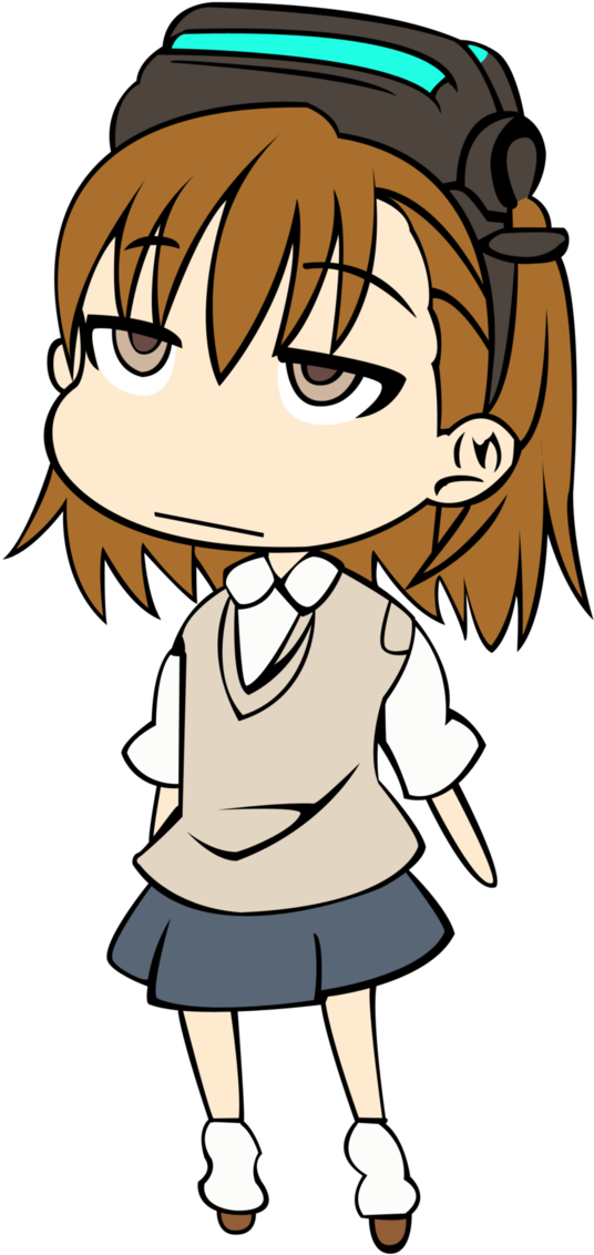Sisters Misaka Clones Vector By Saioul - Misaka Mikoto Chibi Png (666x1199)