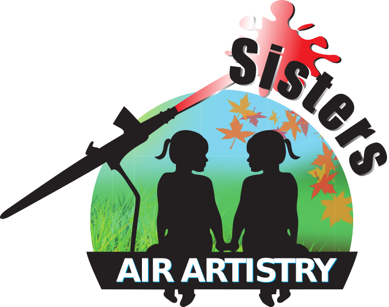 Sisters Air Artistry Gold Coast Airbrushing Artists - Graphic Design (792x625)