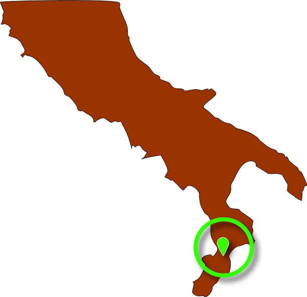 Footer Menu - Map Of Italy (612x593)