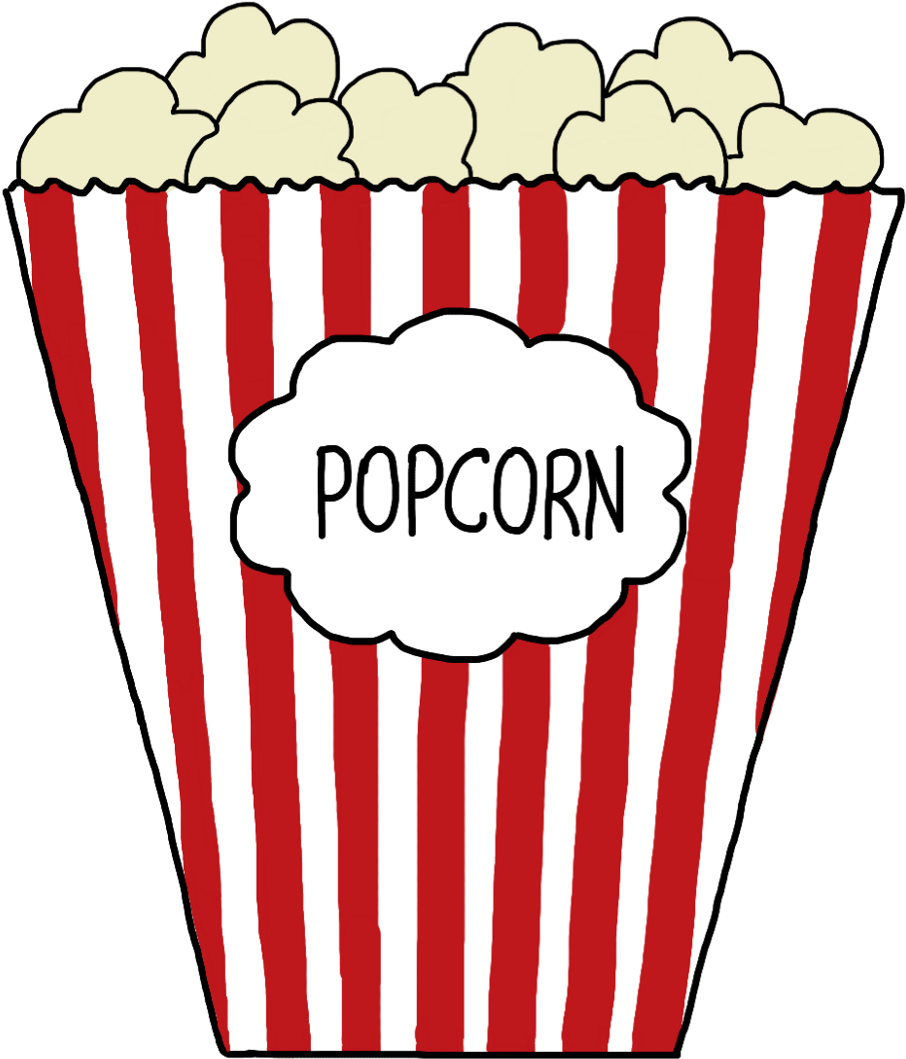 Popcorn Box Clipart (1024x1190)