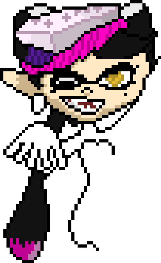 Squid Sisters (callie & Marie) - Callie Squid Sisters Pixel Art (770x960)
