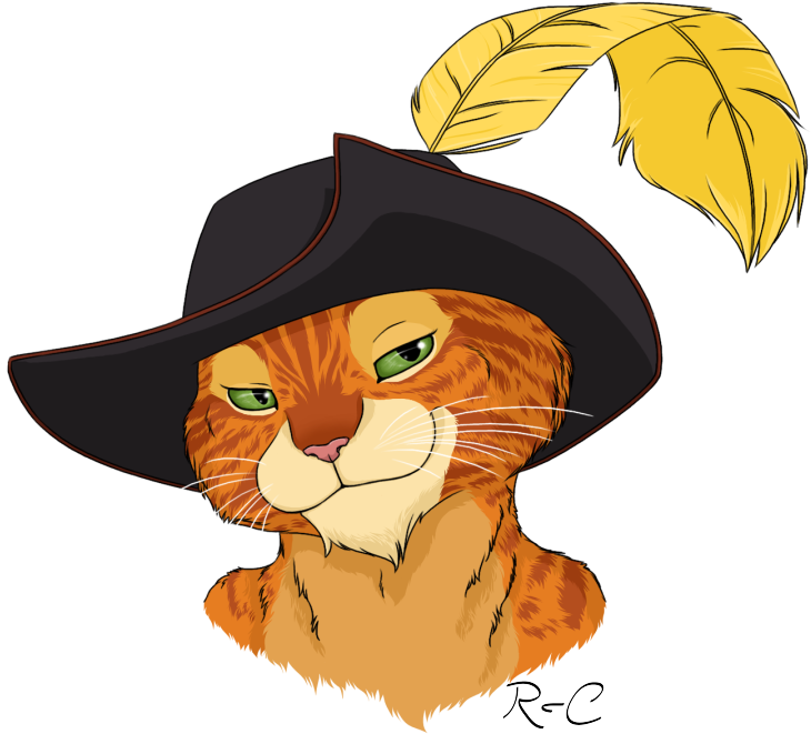 Puss In Boots By Ladyrika - Puss In Boots Hat (750x675)