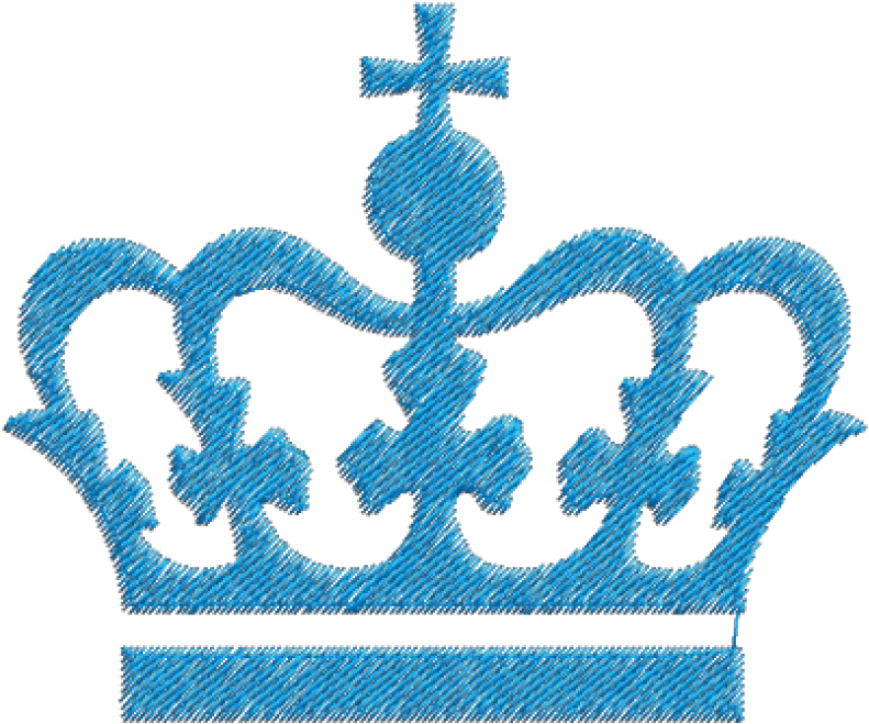 El Bordado - Coroa Azul Em Png (800x800)