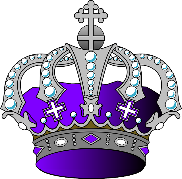 Crown, King, Royal, Prince, History, Tiara, Princess - Purple And Silver Crown (640x631)