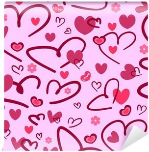 Beautiful Romantic Seamless Pattern With Hearts Wall - Shoulder Bag (400x400)