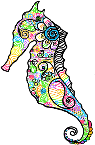 26 Images About Hello Seahorse On We Heart It - Seahorse (362x498)