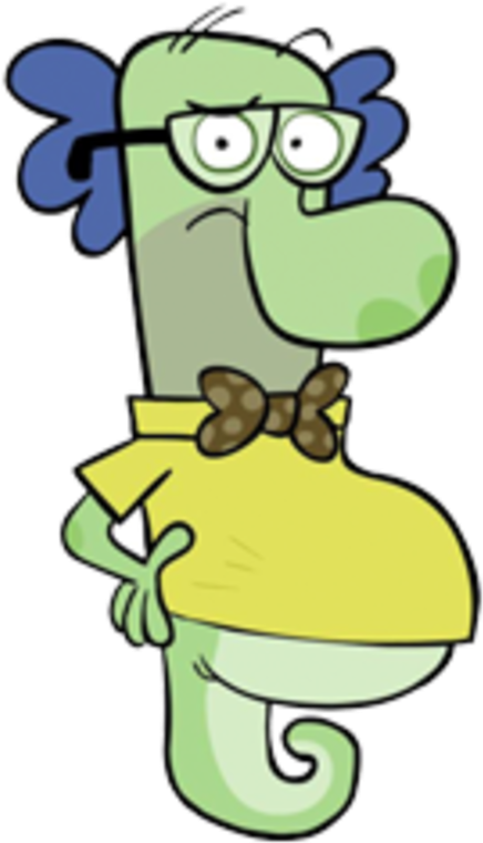 Well, Male Seahorses Are Pregnant - Fish Hooks Mr Baldwin (600x778)