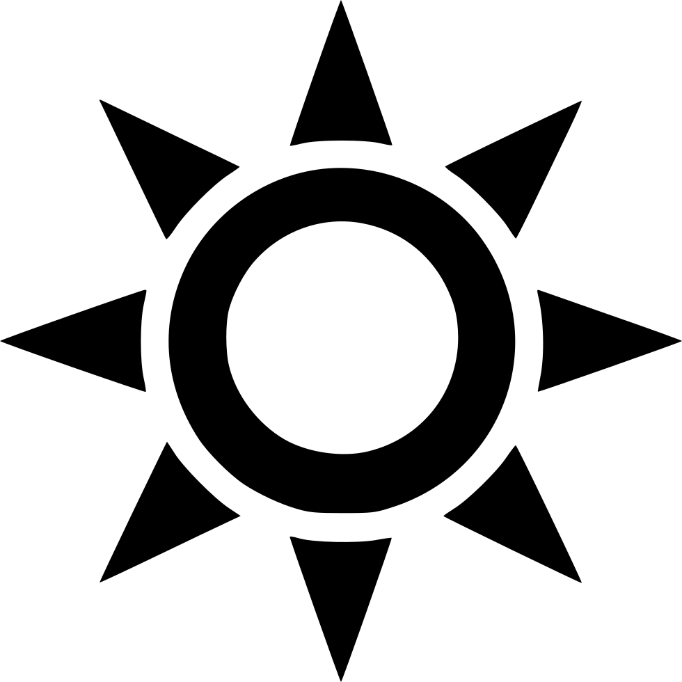 Sun Outline Comments - Simple Sun And Moon (980x980)