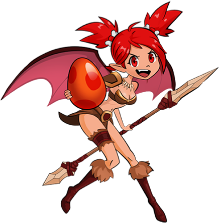 Fiona - Everwing Characters Png (435x458)
