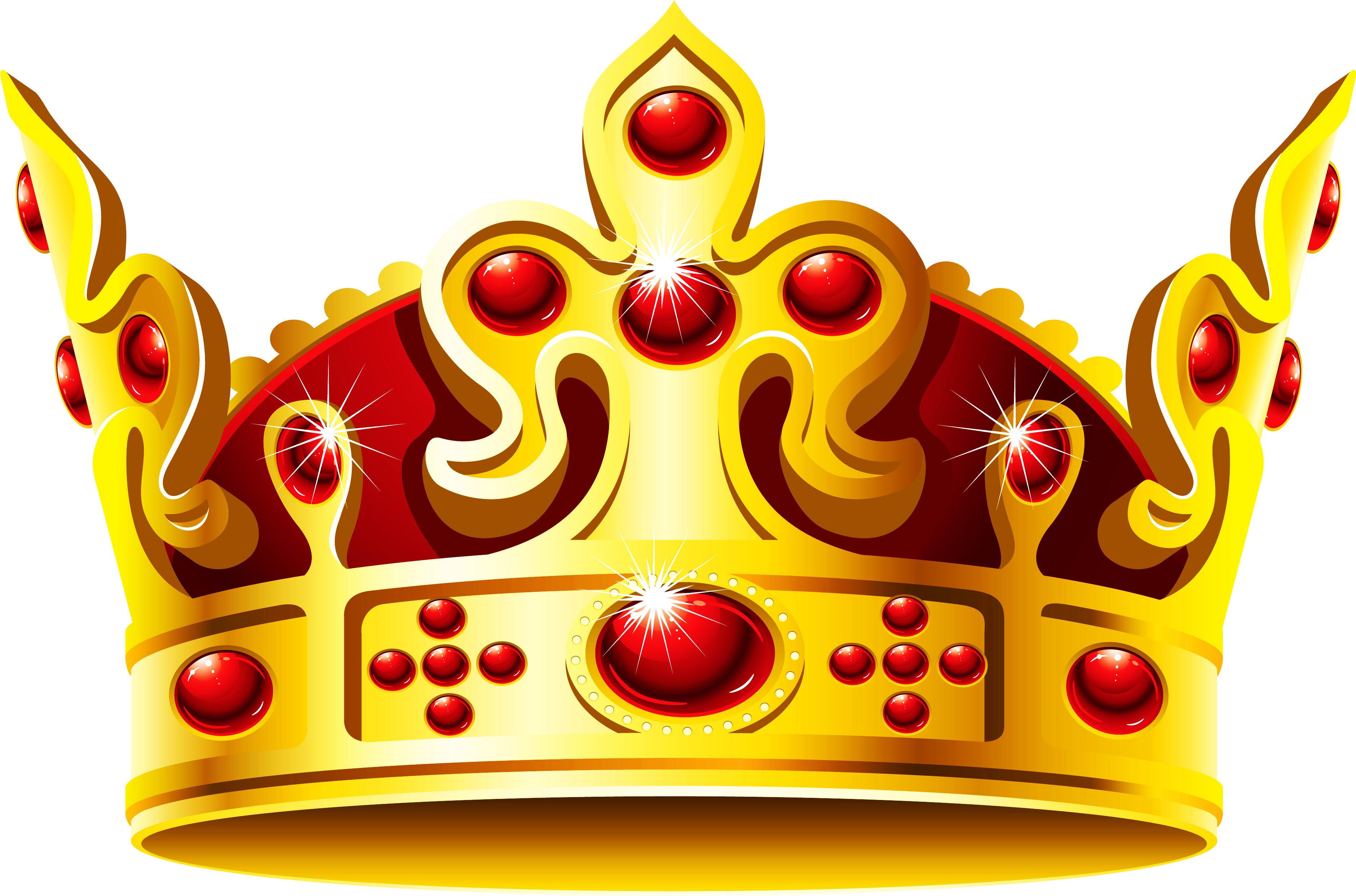 King Crown Png Clipart - King And Queen Crown Png (4260x2948)