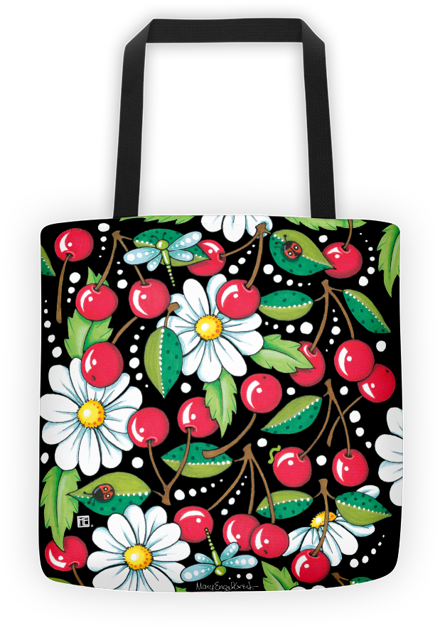 "cherry - Tote Bag (1000x1000)