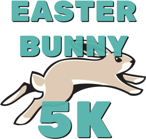 Easter Bunny 5k - Rabbit Running Clipart (500x500)