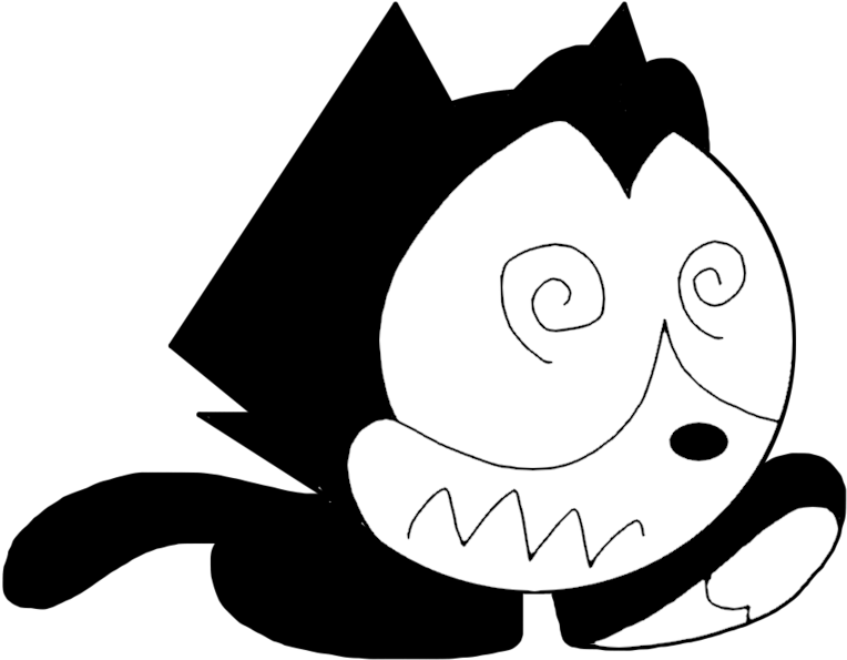 Felixtoonimefanx360 32 25 Felix With His Feet And Head - Cartoon (1600x1600)