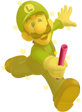 Gold Luigi By William Edwards63631 - Sonic At The London 2012 (480x480)