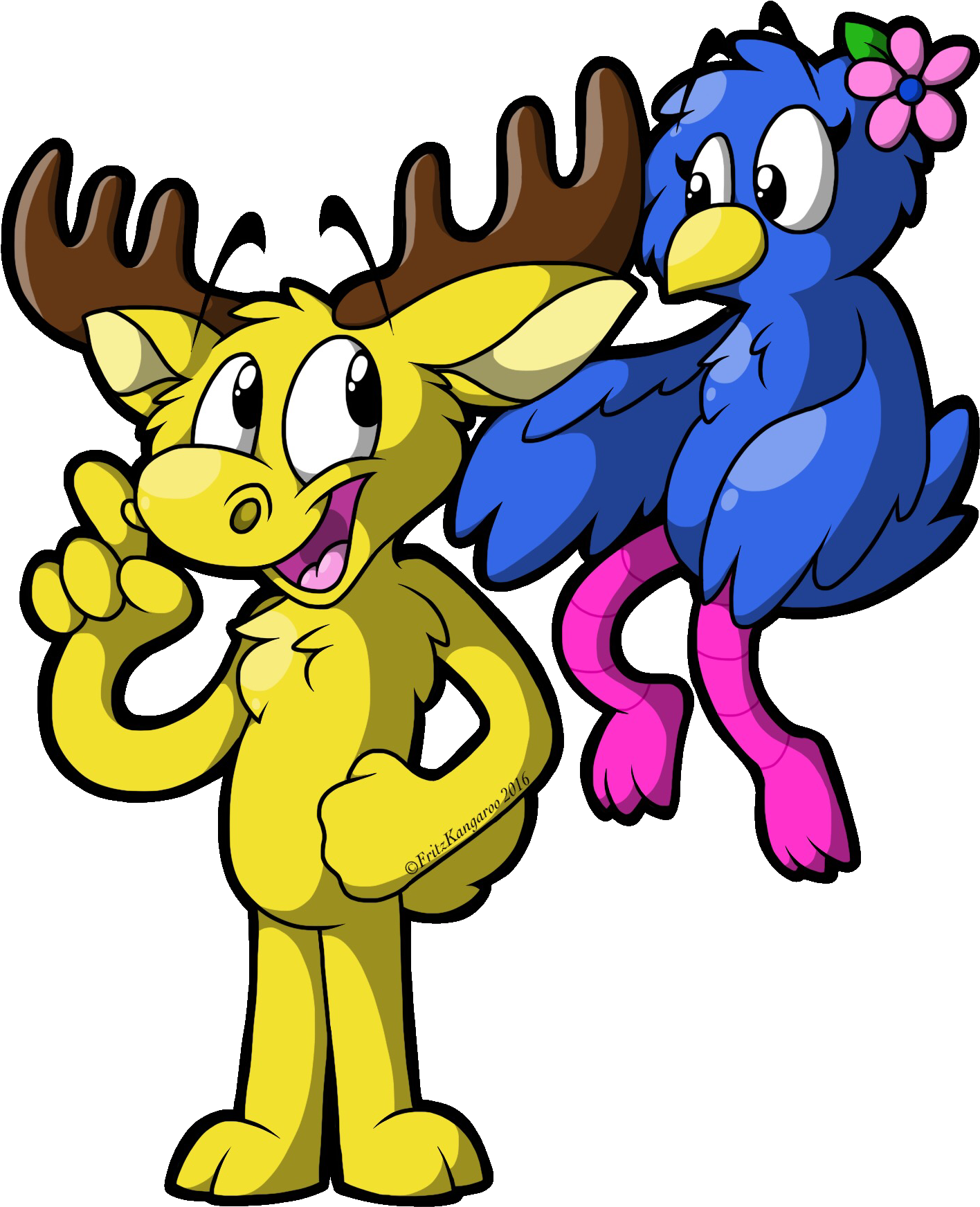 Moose And Zee By Fritzkangaroo - Moose And Zee Fanart (1536x2048)