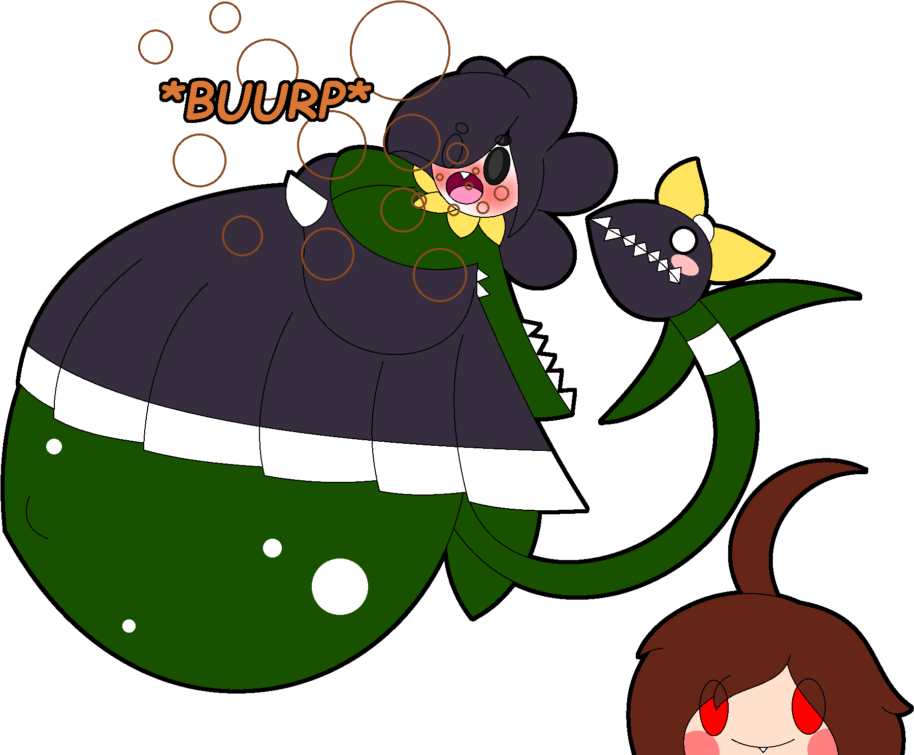 Masquerade Chan 97 12 Overstuffed Final Flowette~ By - Flowette Inflation (1934x1500)