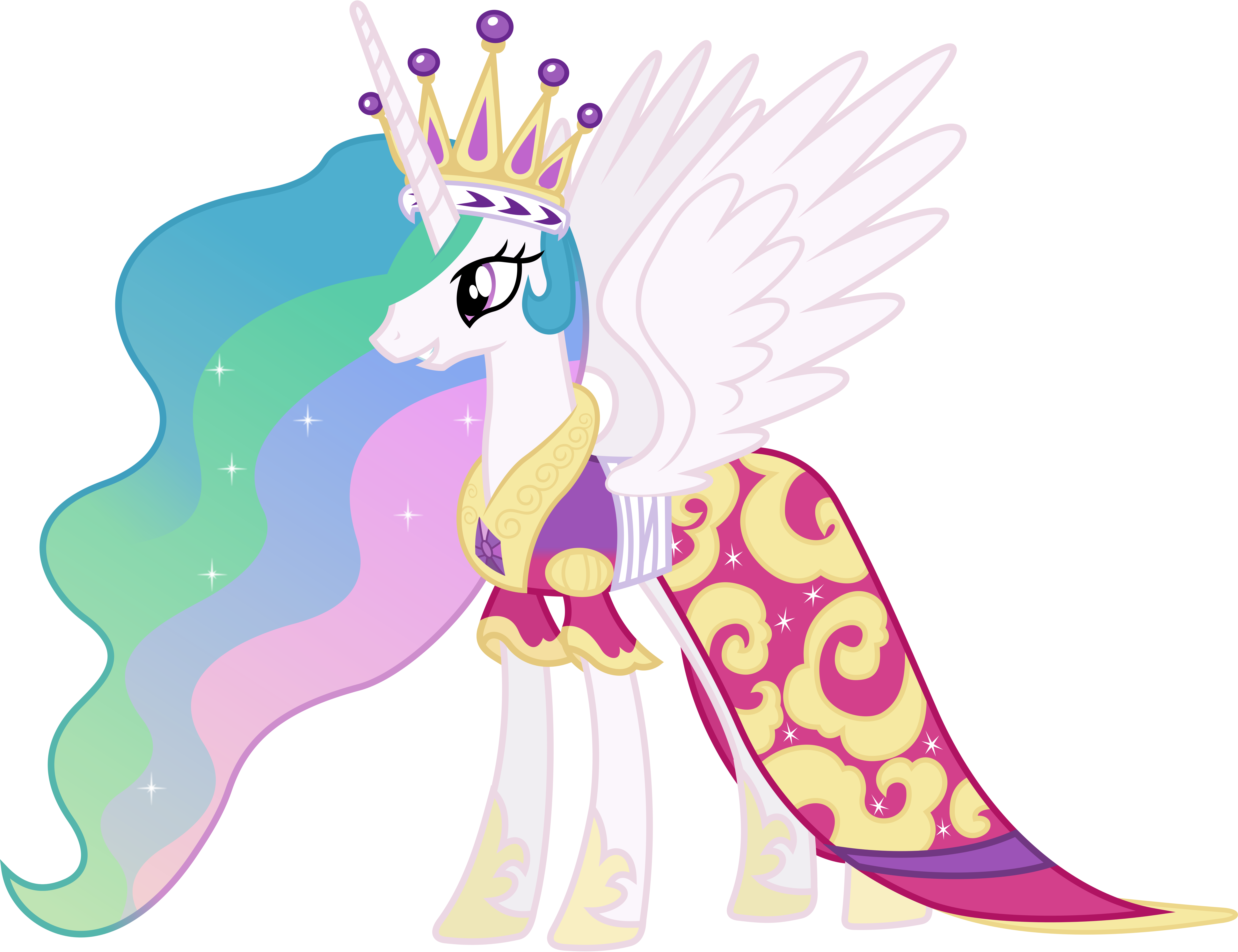 Absurd Res, Artist - Mlp Princess Celestia Dress (6360x4890)