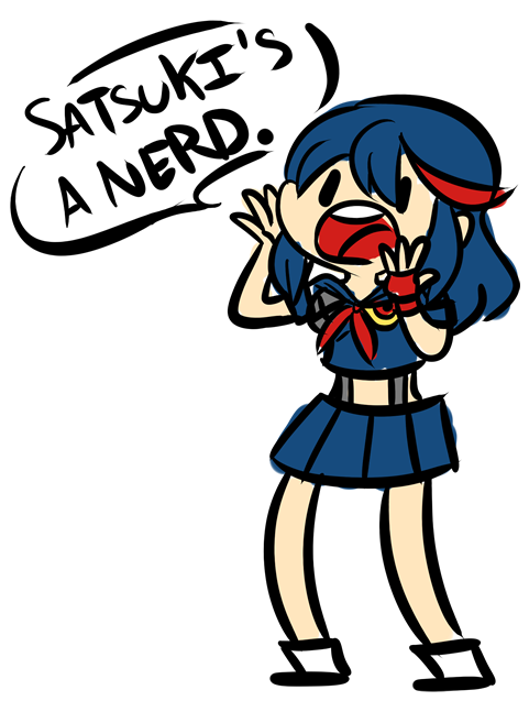 Ryuko Matoi Satsuki Kiryuin Senketsu Fictional Character - Kill La Kill Yourself (481x637)