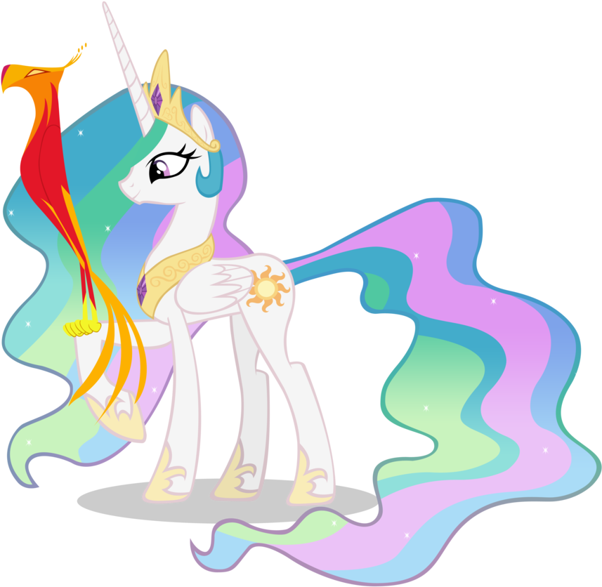 Princess Celestia Ad Philomena By Blackm3sh Princess - My Little Pony White Pony (900x900)