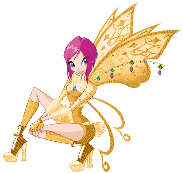 Winx Club Gold Believex Tecna By Alexaspears1333 - Winx Club Believix Tecna (610x566)