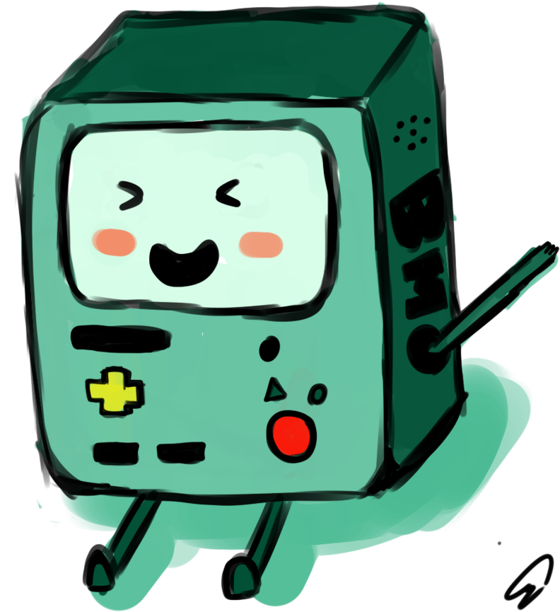 Bmo Adventure Time By Kusabimoku - Bmo Clipart (894x894)
