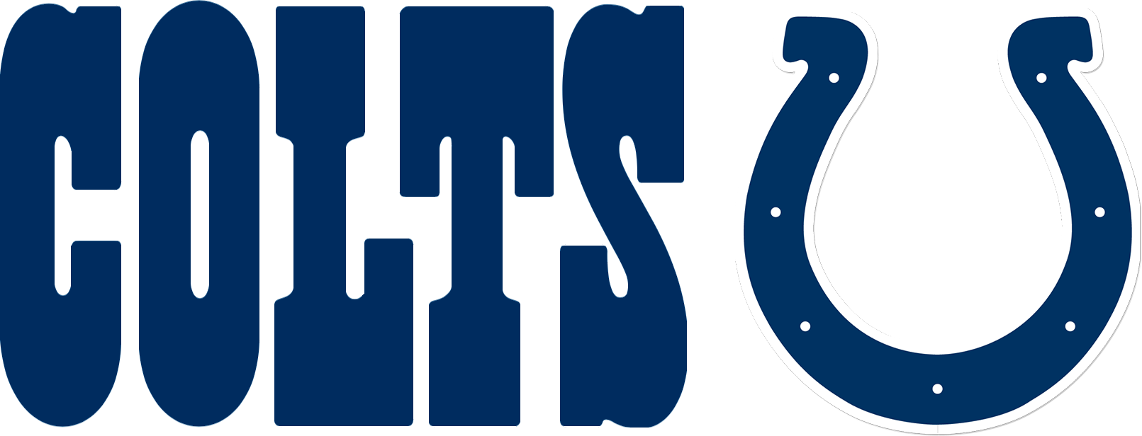 Thanks To The 2017 Presenting Sponsor, The Indianapolis - Indianapolis Colts Logo Vector (1611x616)