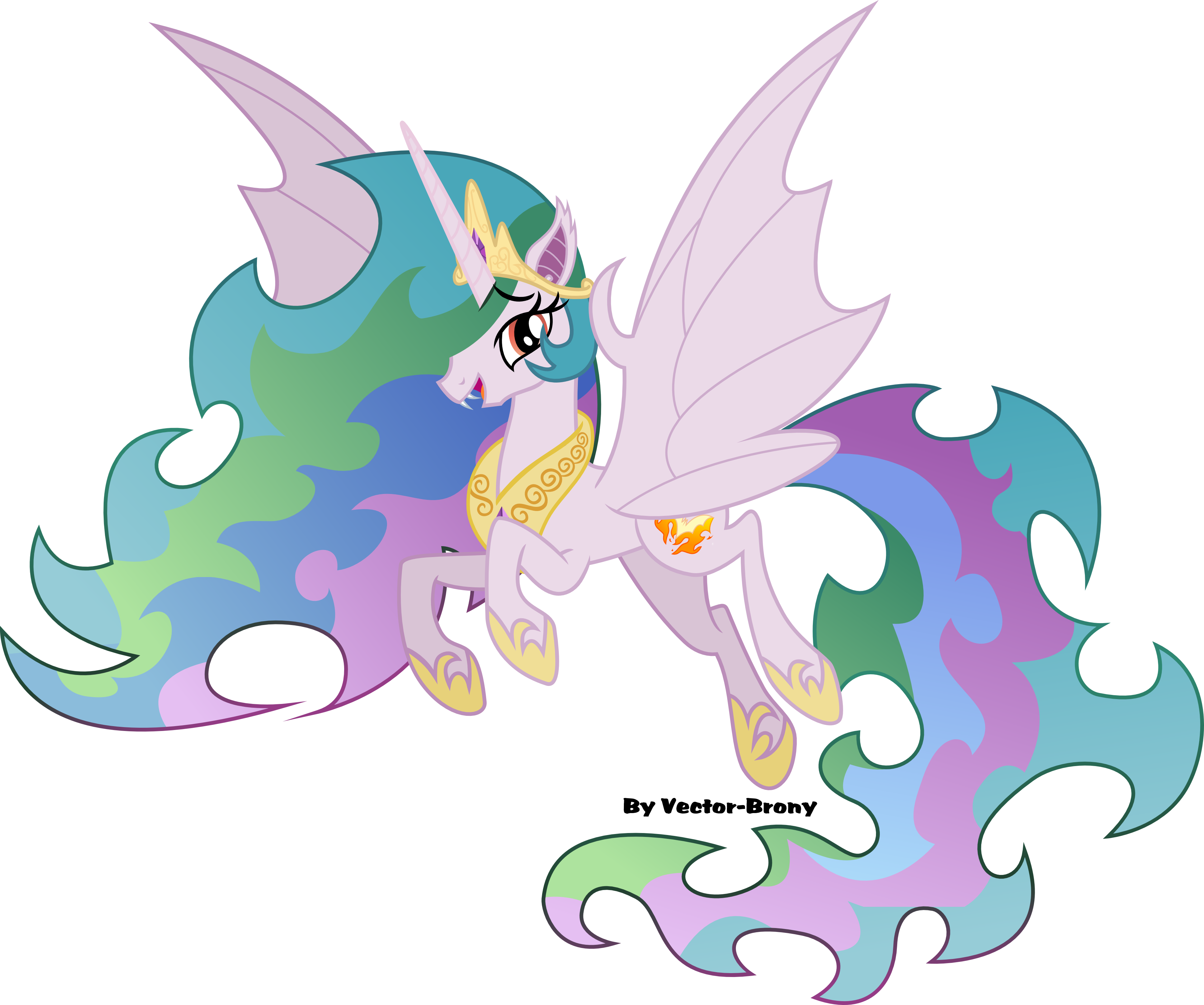 Princess Celestia Princess Luna Pony Bat Foal - Princess Celestia Princess Luna Pony Bat Foal (3740x3121)