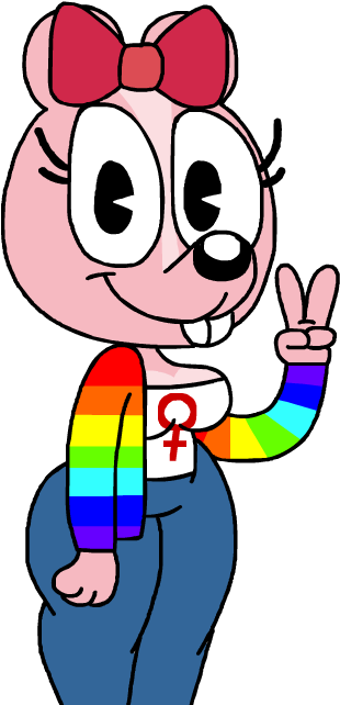 Giggles Lgbt Sweater By En0phan0 - Cartoon (350x650)