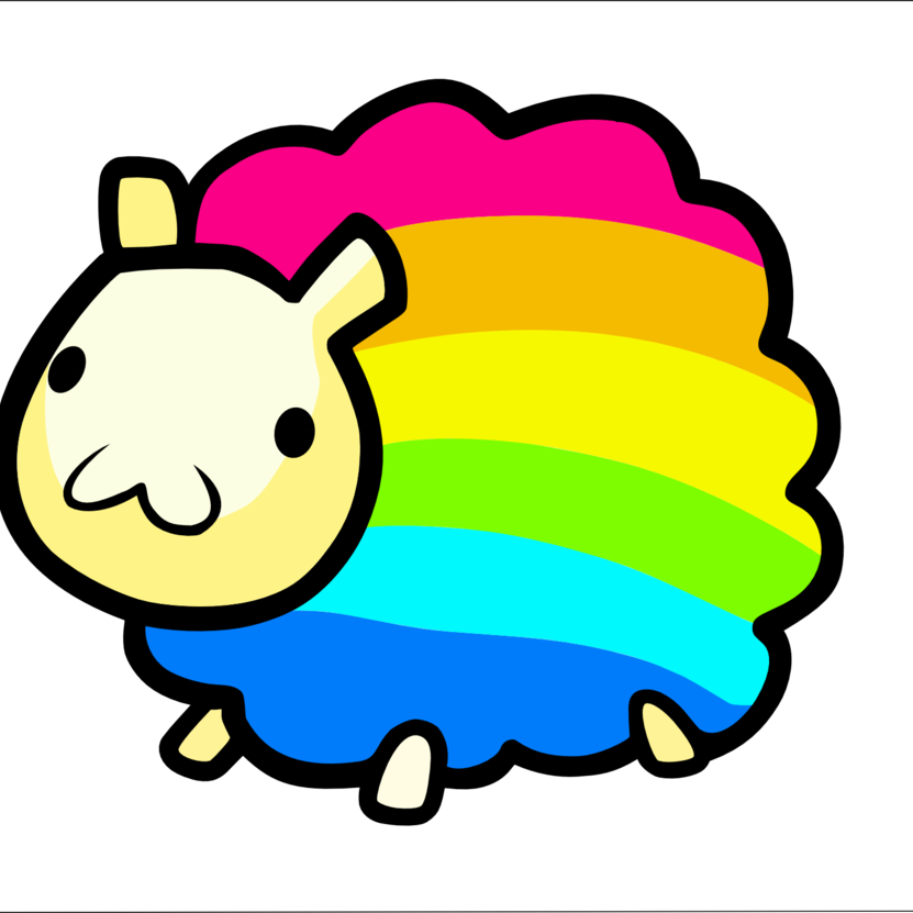 Lgbt Svobodní - I'm The Rainbow Sheep In The Family - 25mm 1" Button (831x831)