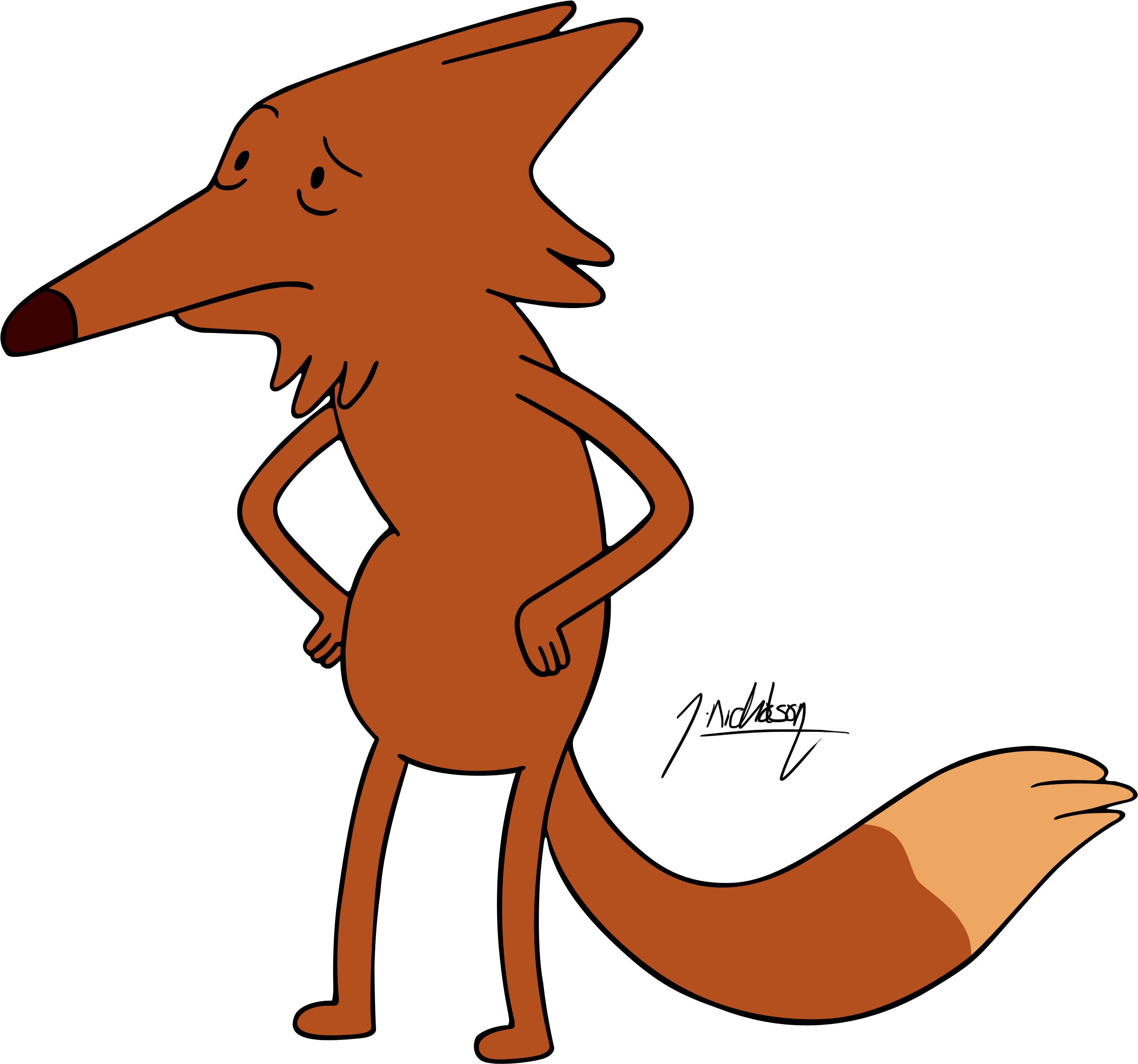 Fox's Love Secret By Snx11 - Fox From Adventure Time (3000x3000)