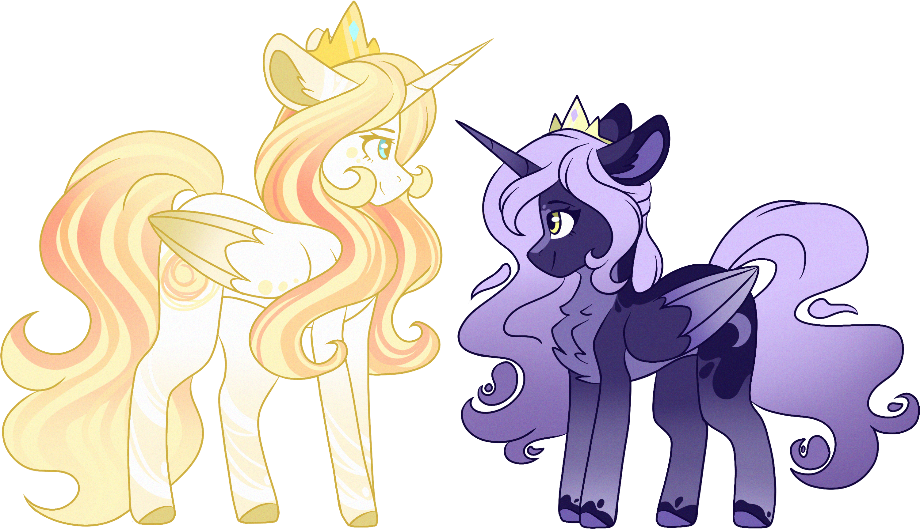 Epochaii, Crown, Female, Jewelry, Mare, Oc, Pony, Princess - Princess Luna (3000x2048)