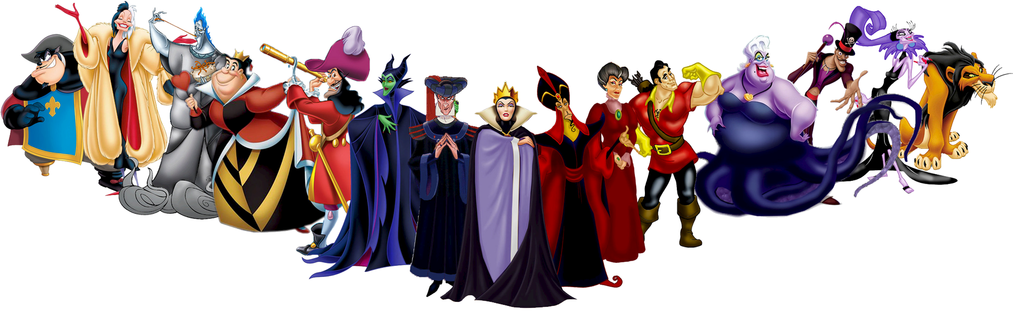 Maleficent Ursula Jafar Cruella De Vil Rapunzel - Maleficent Ursula Jafar Cruella De Vil Rapunzel (2000x650)