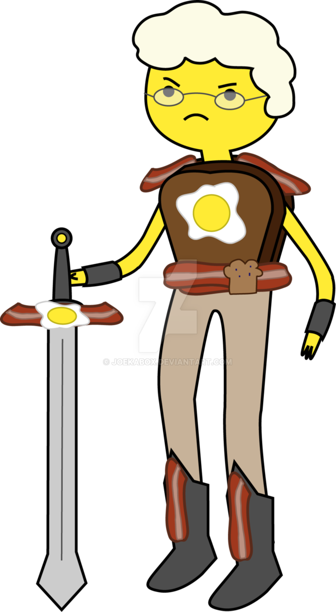 Jowl The Bacon Knight By Joekabox - Adventure Time Breakfast Kingdom (900x1637)