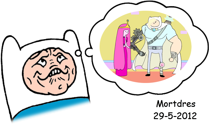 Adventure Time Finn's Dreams By Mortdres - Muscular Finn Adventure Time (688x414)