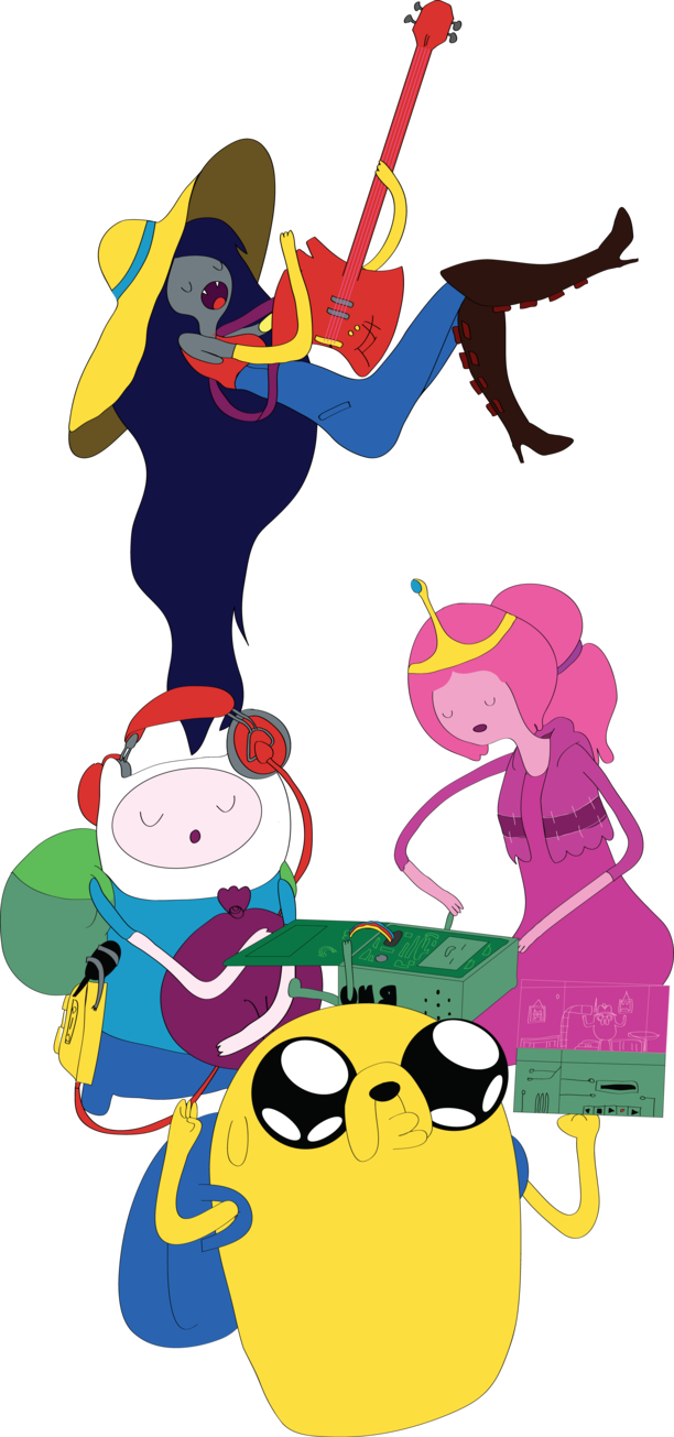 Adventure Time Music By Yasin-1 - Cartoon (612x1305)