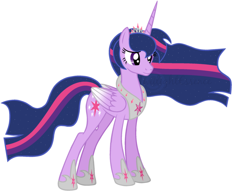 Princess Twilight Sparkle Alicorn Crown - Mlp God Mode Princess Twilight Base (800x651)
